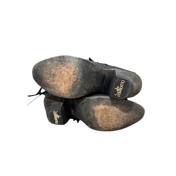 Old Gringo Women’s Black Fringe Western Cowboy Boots Size 6.5 Handmade Leather - Picture 5 of 9